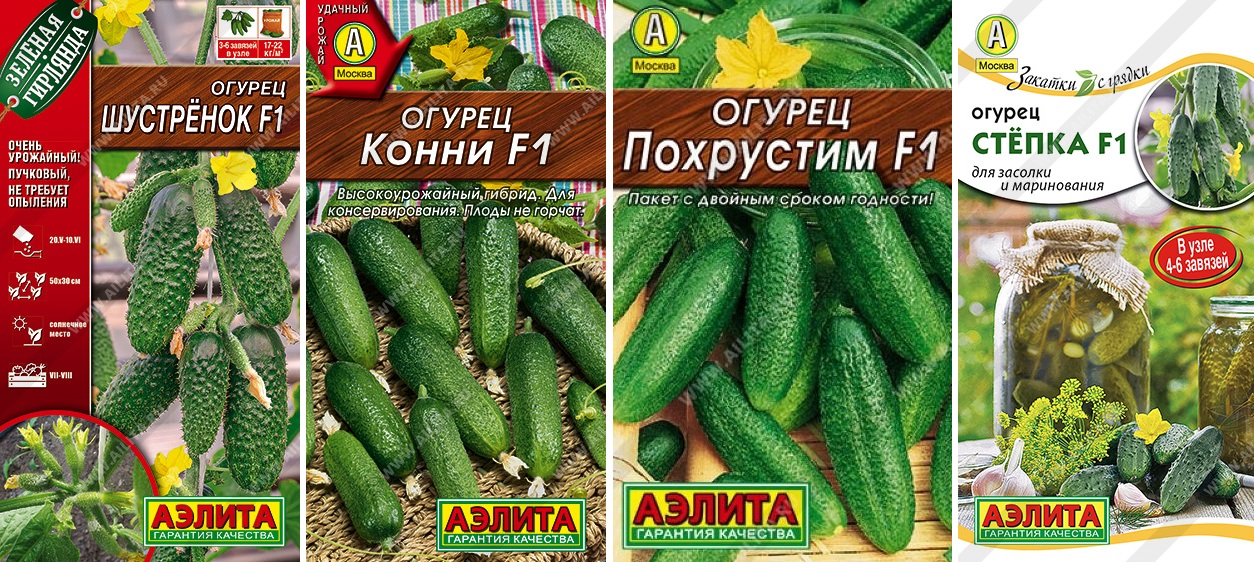 Набор семян Огурца 4 сорта